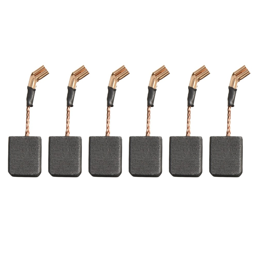 For N257540 Angle Grinder Carbon Brushes 6pcs Compatible with Various Models