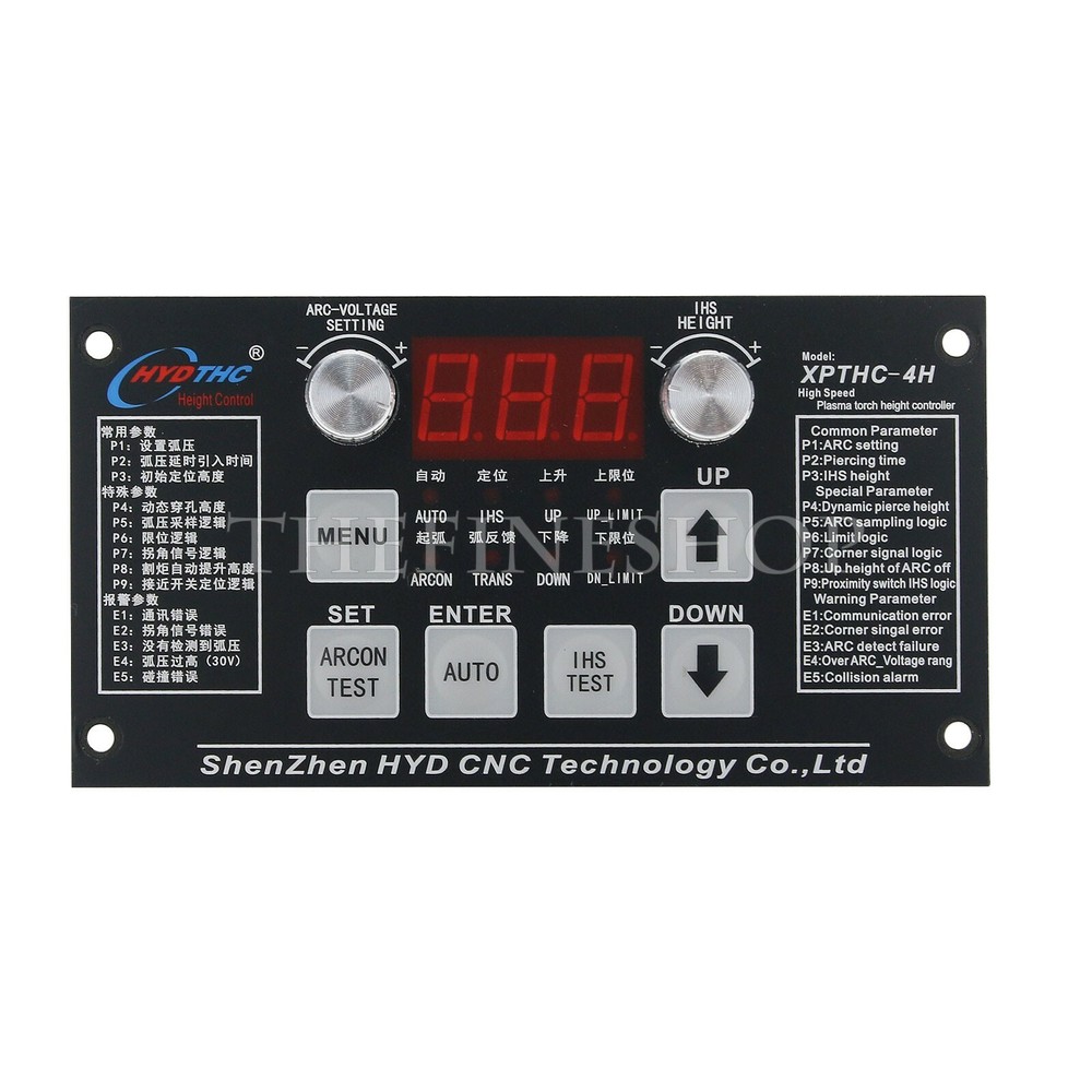 Plasma Torch Height Controller THC Kit For CNC Plasma Cutting Machines XPTHC-4H