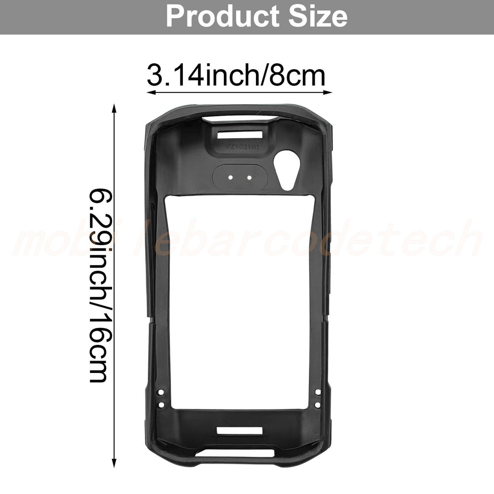 For Zebra TC21 TC26 Touch Computer Protective Sleeve Cover Case Rugged Black