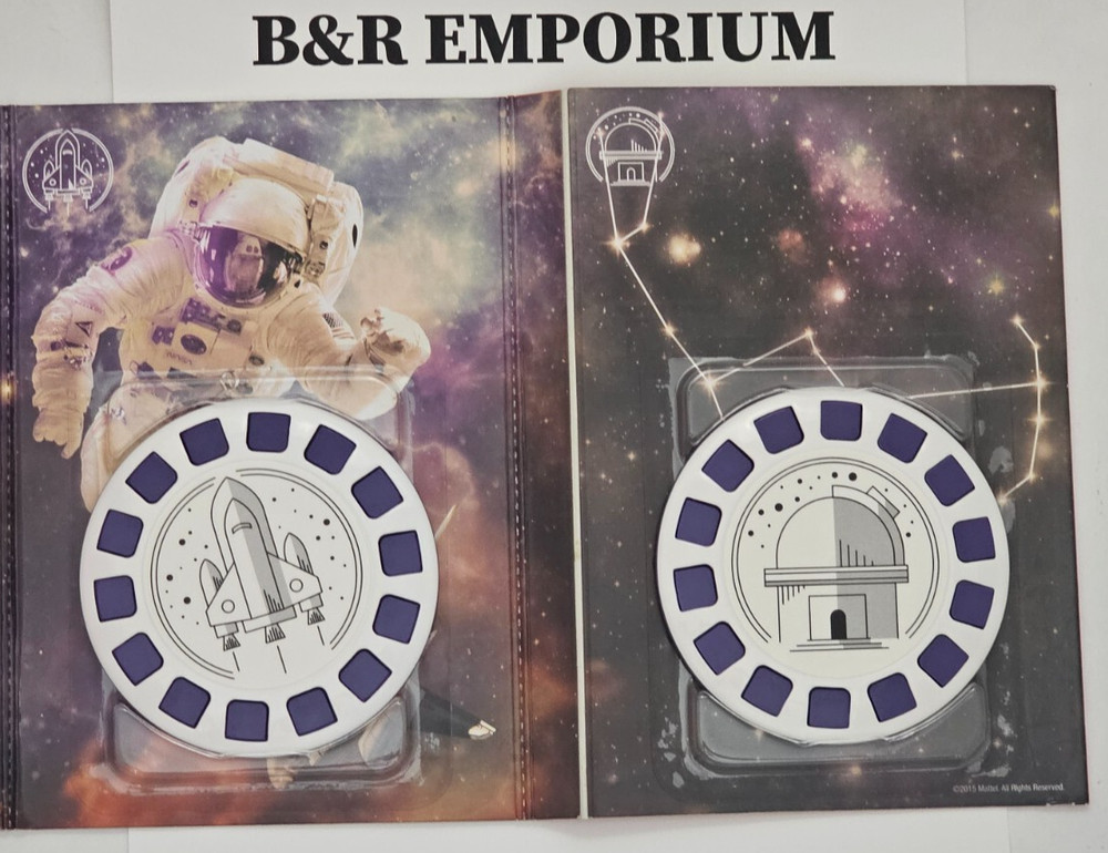 Set of 2 View Master Virtual Reality Experience Pack: Destinations, Space