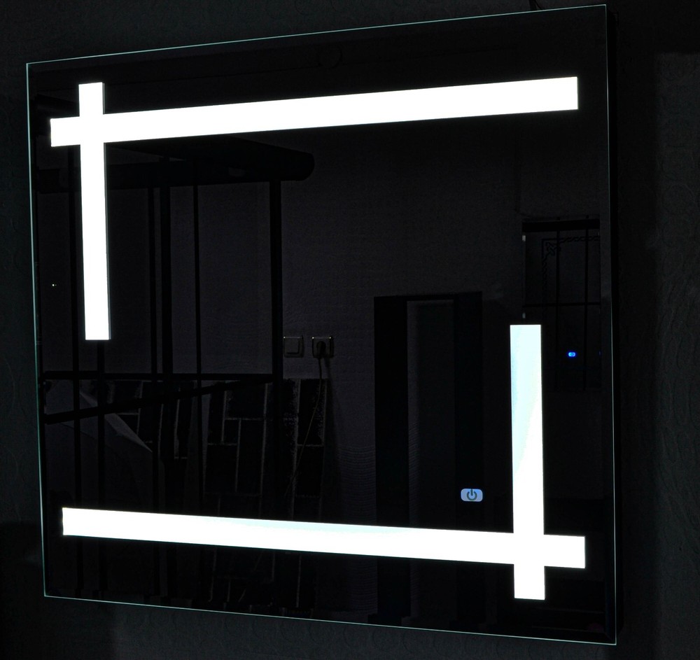 Touch Mirror LED Patterned and Colored