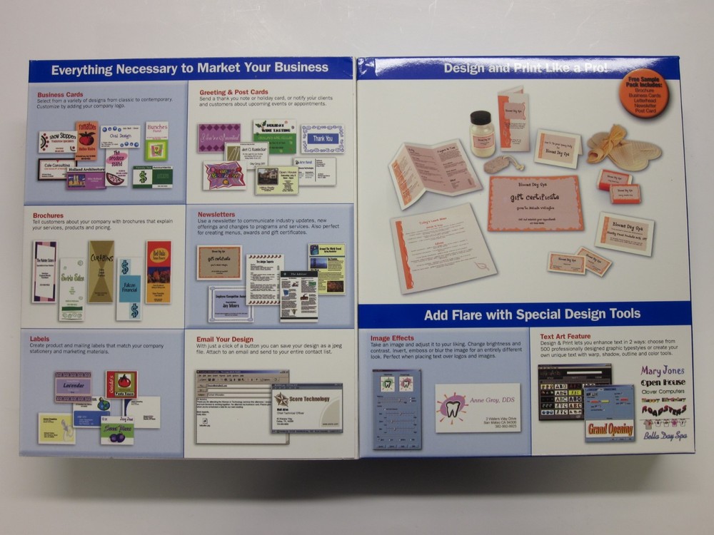 MySoftware Design & Print Business Edition For (Windows 98 ME 2000 XP)