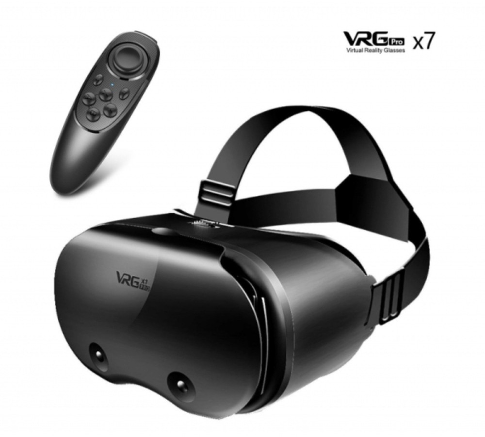 VGR Pro X7 3D Virtual Reality Headset with Bluetooth Controller - A0215