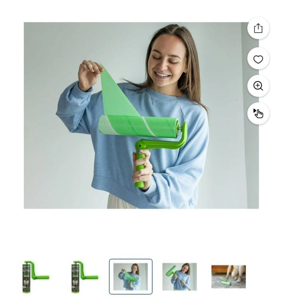 Evercare Easy Store Handheld Mega Lint Roller - 50ct