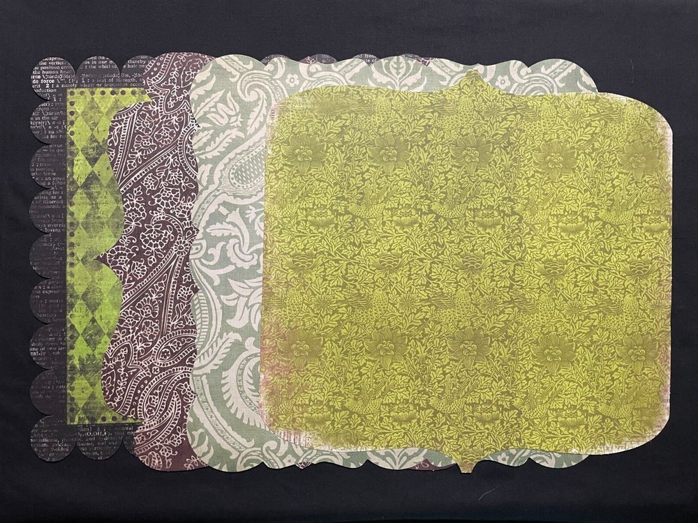 PINK PAISLEE ASSORTED DIE CUTS