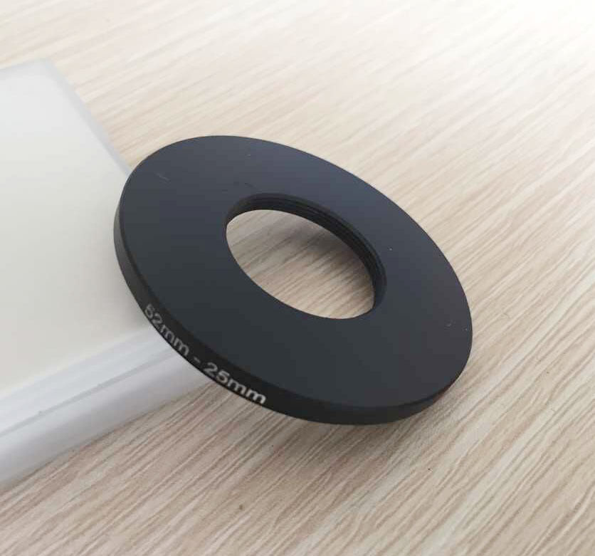 Nikon CFI M25 microscope objective to M52 52mm adapter