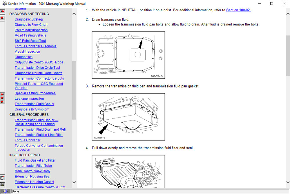 2003 2004 Ford Thunderbird Service Repair Manual CD