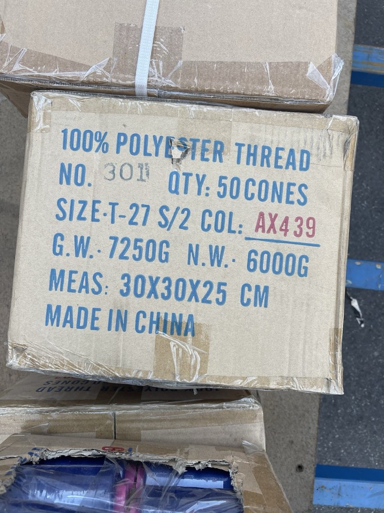 polyester thread lot sewing machine 27000 Cones