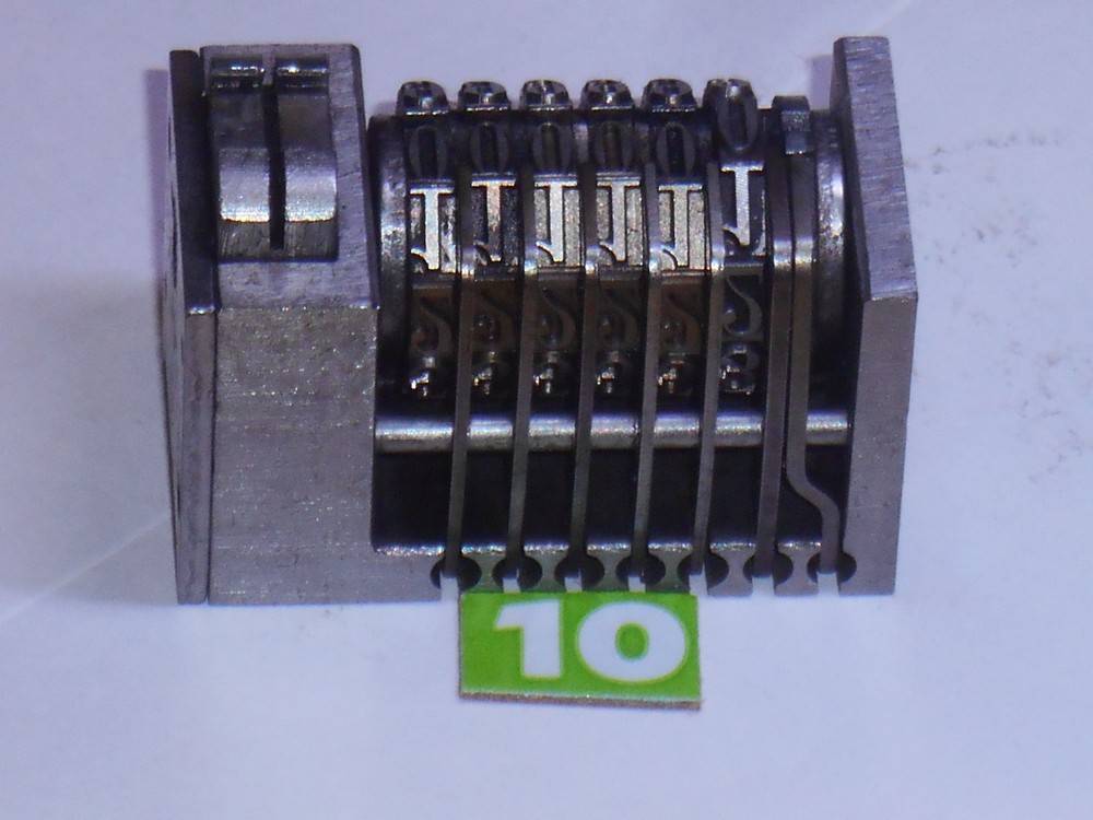 ATLANTIC| Reverse letterpress numbering machine | 10G
