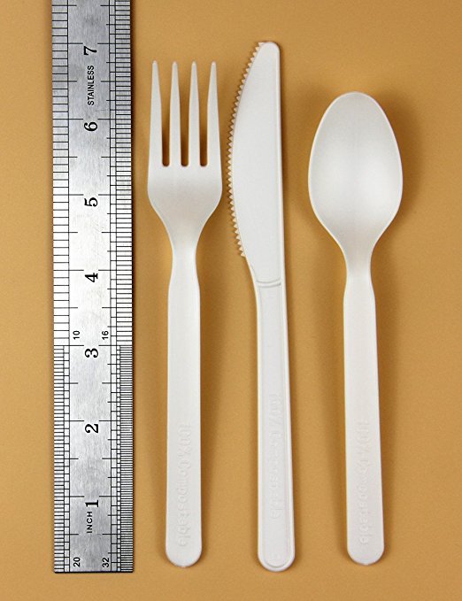 GreenWorks 100% Biodegradable Compostable CPLA Cornstarch 7" Large Disposable Cu