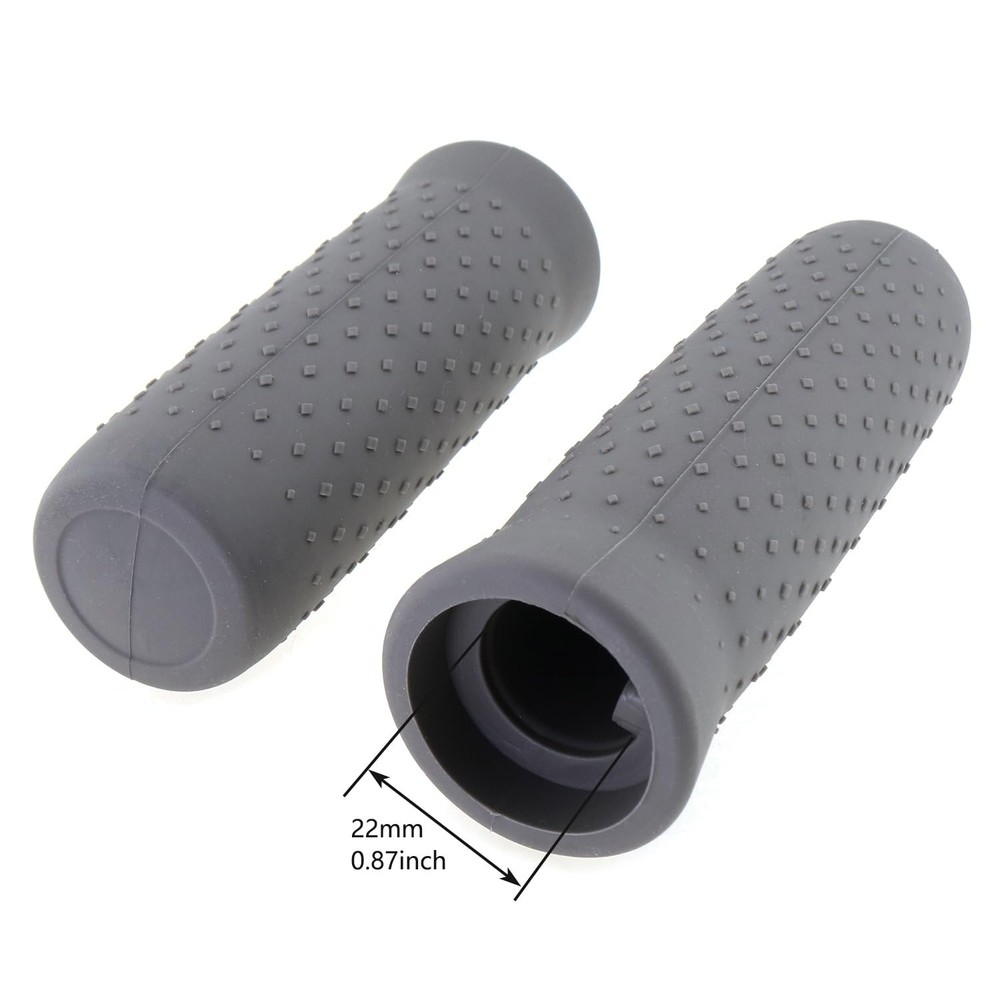 Handlebar Grip 1 Pair Silicone Handle Bar Grip Replacement Handle Grips Acces...