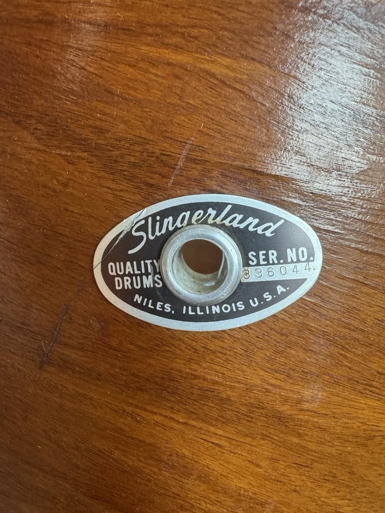 Vintage 70s Slingerland 16” x 14” Tom Drum