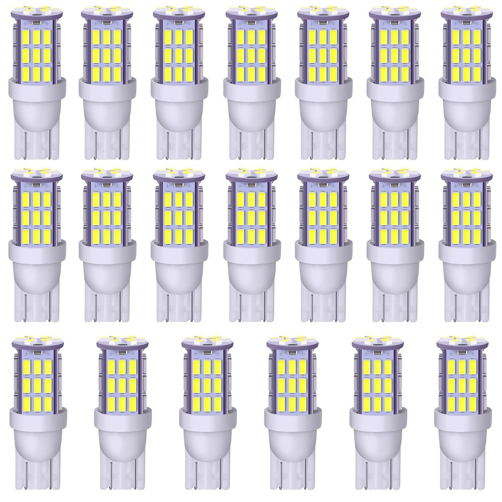 T10 921 194 168 LED Bulbs Cool White 20-Packs, Super Bright 3014 42-SMD LED R...