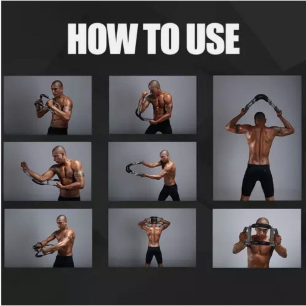 Adjustable Arm Exerciser Wrist Strength Trainer Home Chest Expander Exercise