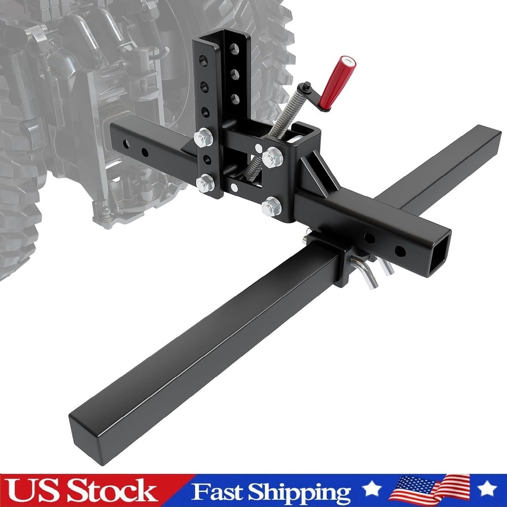 Manual Implement Lift 1-Point Lift System 50" Width ,Fit 2" Receiver for ATV/UTV