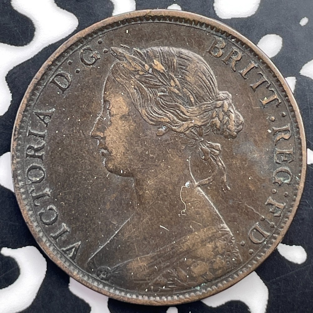 1861 Nova Scotia Large Cent Lot#C2897 Nice!