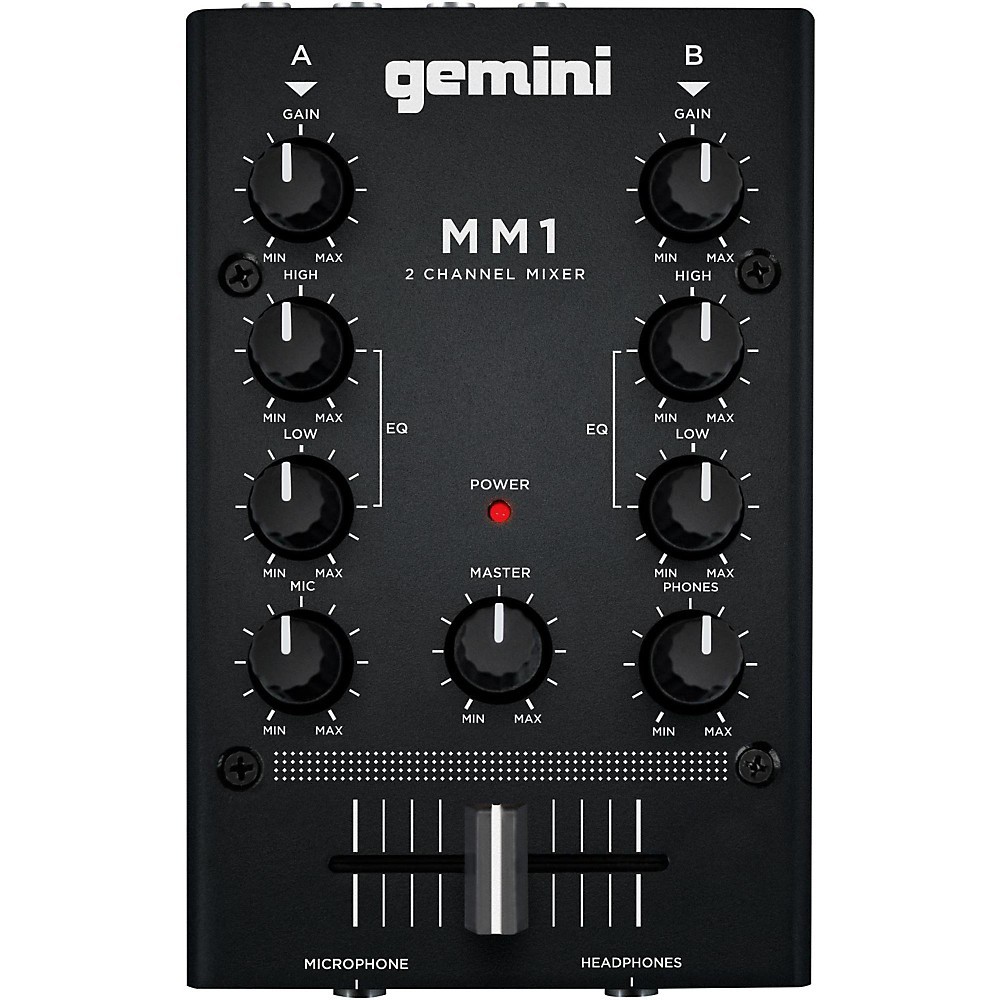 Gemini MM1 2 Channel Audio Mixer
