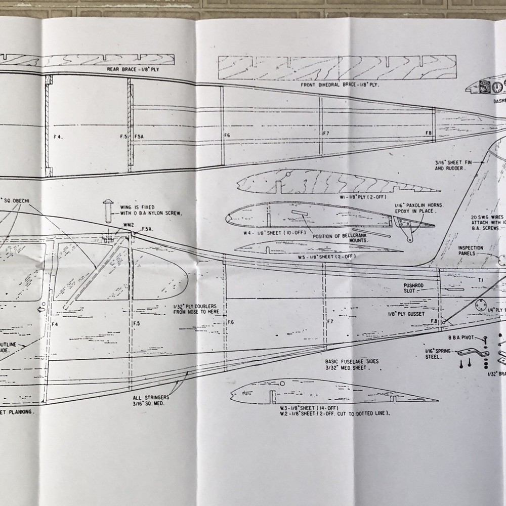 BLUEPRINTS / PLANS ONLY-Aeronca Champion RC Model Design 24x58