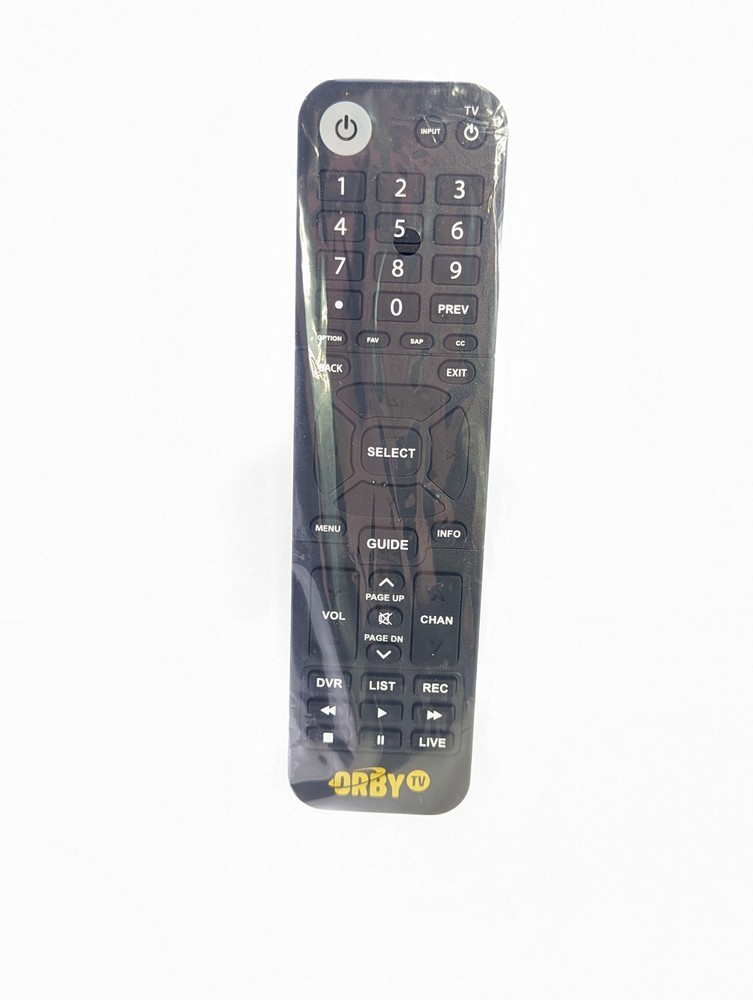 Original Remote for ORBY Satellite DVR KSTB2047 - Black