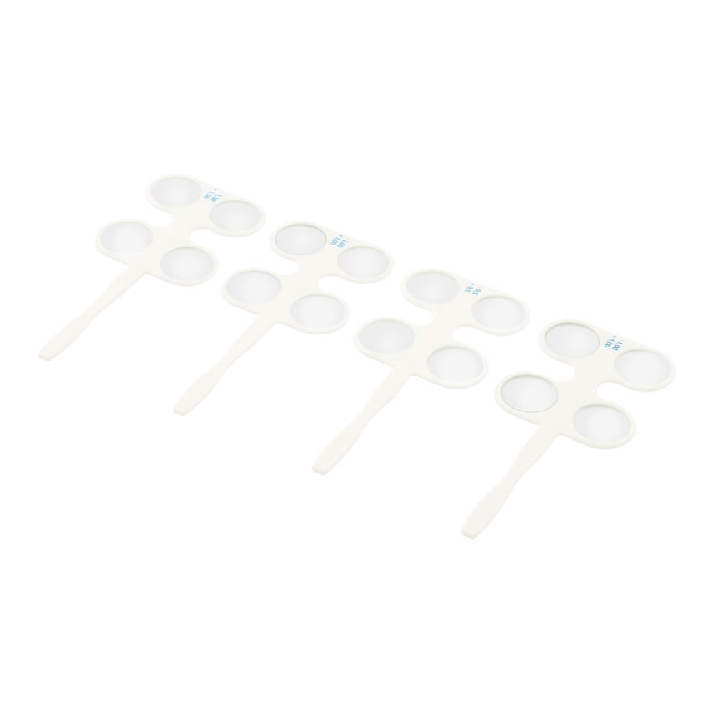 4PCS Optical Optometry Flip Trial Lens Flipper Handle Kit For Confirmation Test
