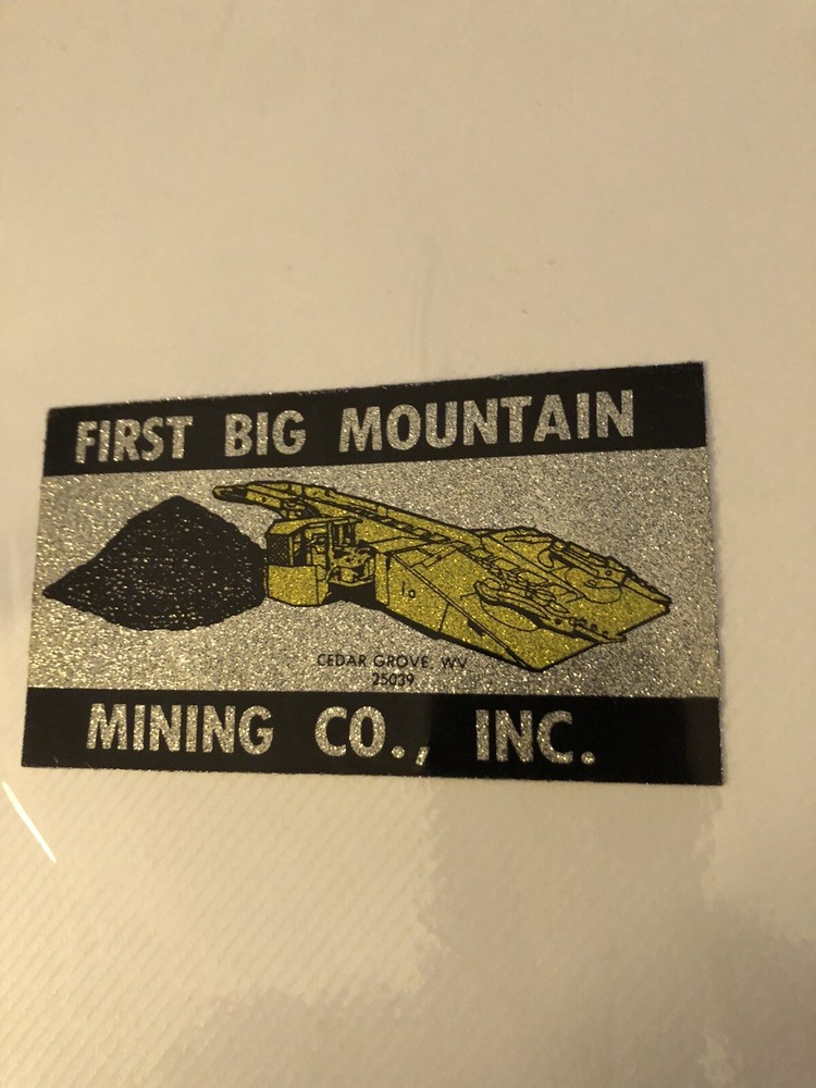 coal mining stickers nice older  Coal Company