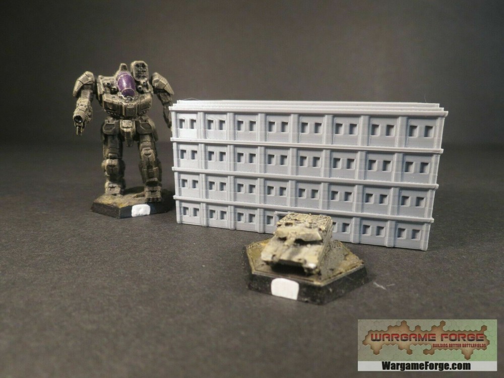 Modern Building 5 - Tabletop Wargame Terrain Battletech Warhammer