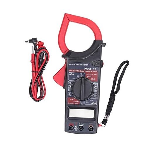 Digital Clamp Meter AC DC Auto Range Clamp Multimeter w/Beeper 1000A Voltage