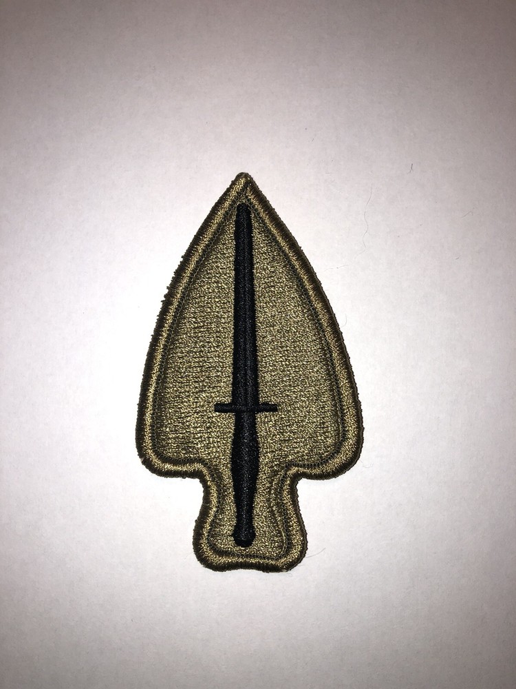 Special Operations Command (No Tab) U.S. Army Patch - Hook & Loop Back