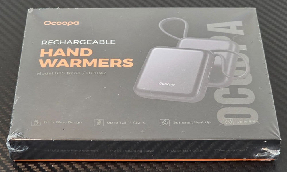 Ocoopa UT5 Nano Rechargeable Hand Warmers, 2-Pack