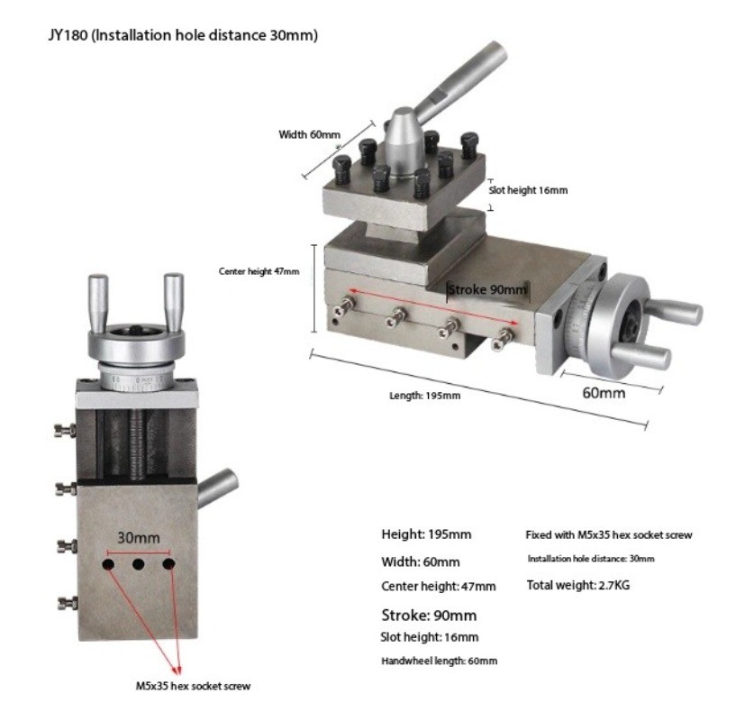 Tool Holder Accessories Tool Holder Assembly Small Lathe Dedicated Tool Holder