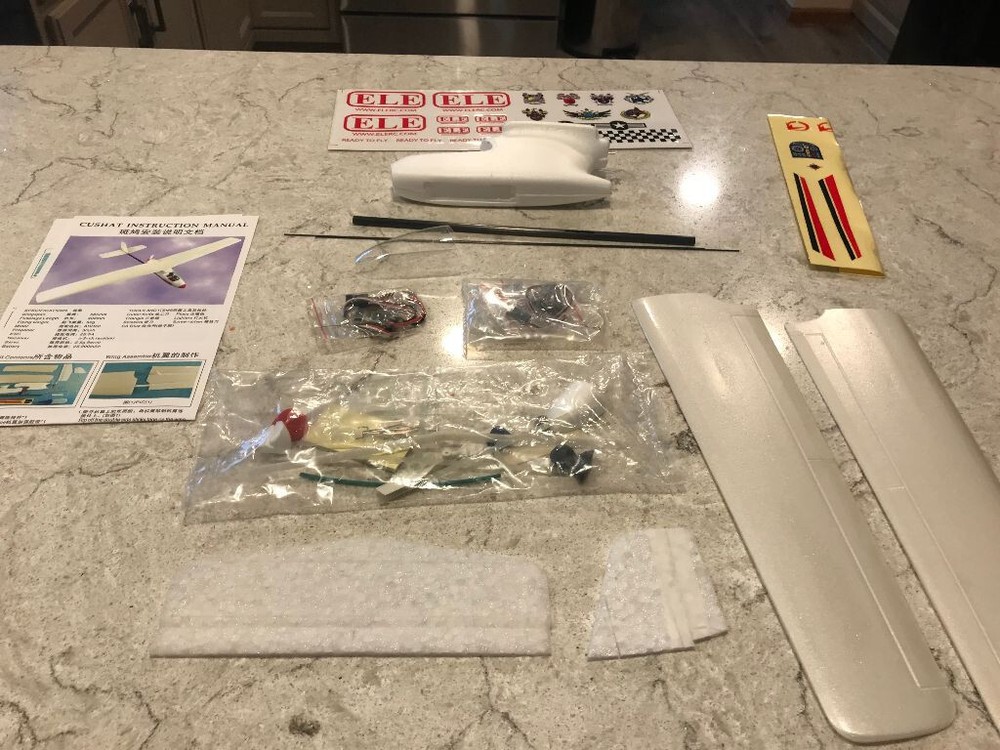 Cushat RC Pusher Glider Airplane - PNP Version