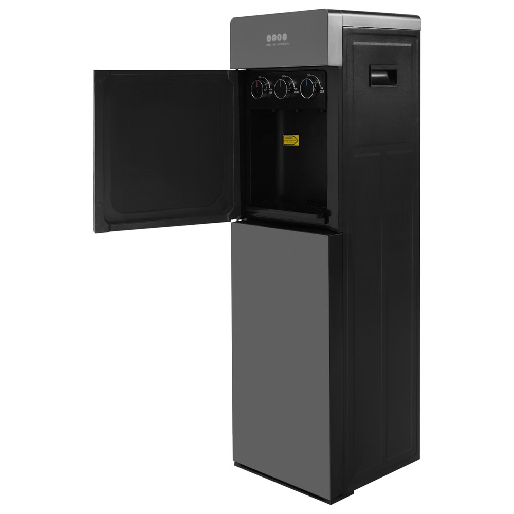 BRAND NEW Silver Gray Bottom Loading Water Dispenser 3-Water Outlet 110V
