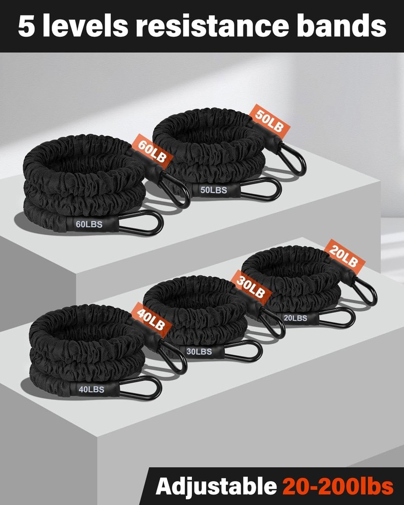 Resistance Bands, Exercise Bands, Resistance Bands for Working Out, Pull Up A...