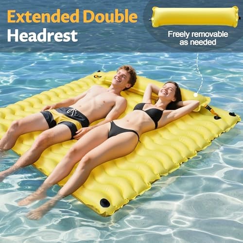 Inflatable Floating Mat/Raft/Dock/Platform, Float with Non-Slip Wave Pattern