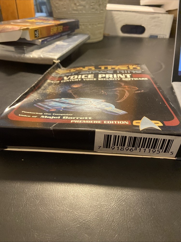 Deep Space Nine 1995 Star Trek Voice Print Computer Security Software NIB!