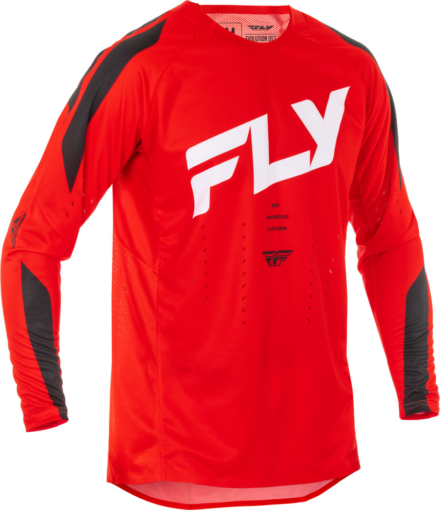 FLY Racing Men's Evolution DST Jersey (Red/White/Black, Medium)