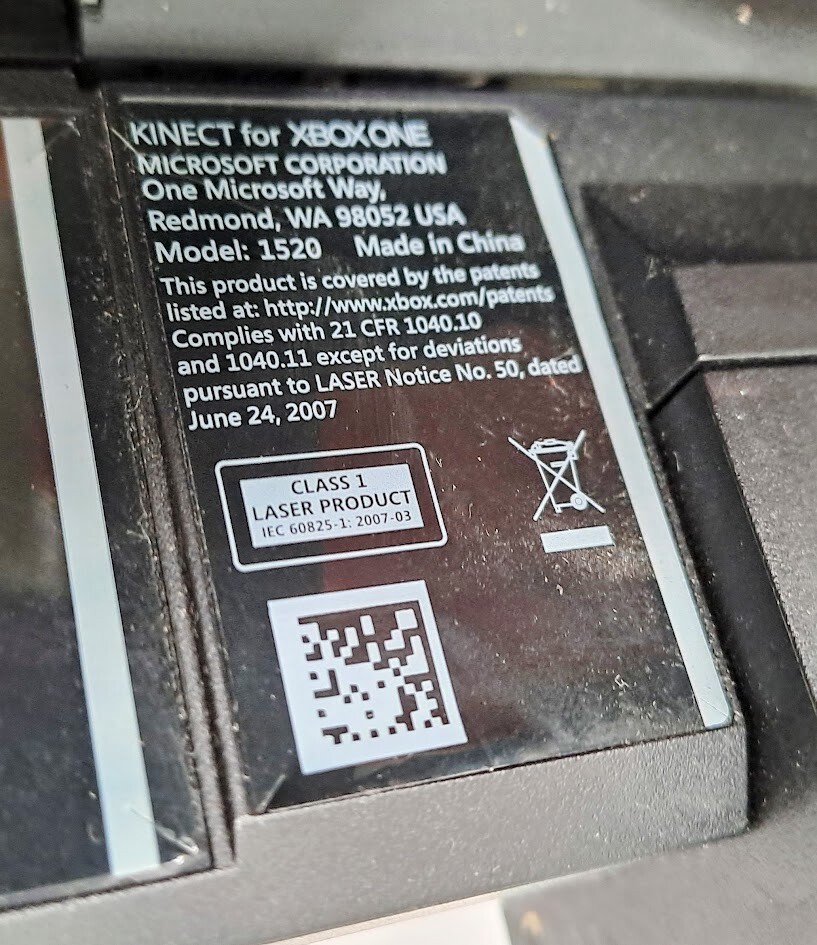 Original Microsoft Xbox One 1520 KINECT Connect Sensor Camera Bar