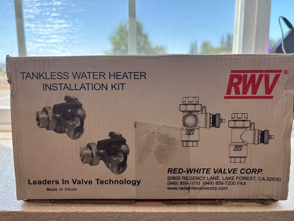 Tankless Water Heater Installation Kit size 3/4" Part Number 3400RAB