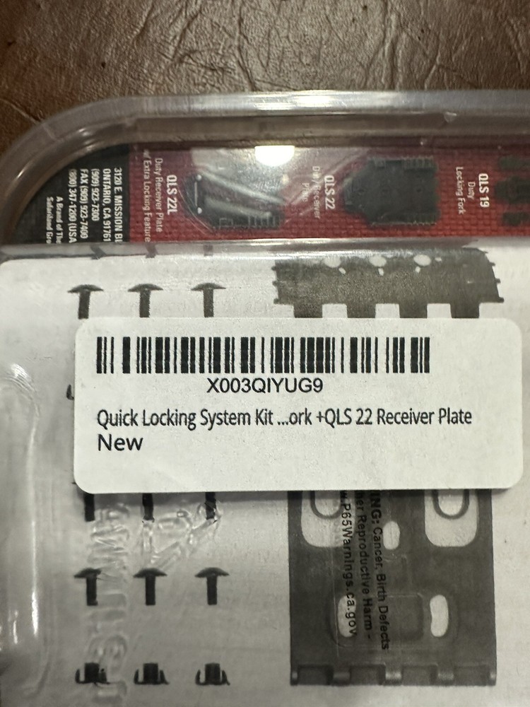 Safariland Quick Locking System Kit Fork 22 Rcvr - QUICK-KIT3-2