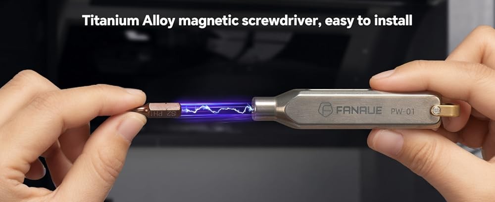 Titanium Small EDC Multi Bit Poet Screwdriver, Profal Grade