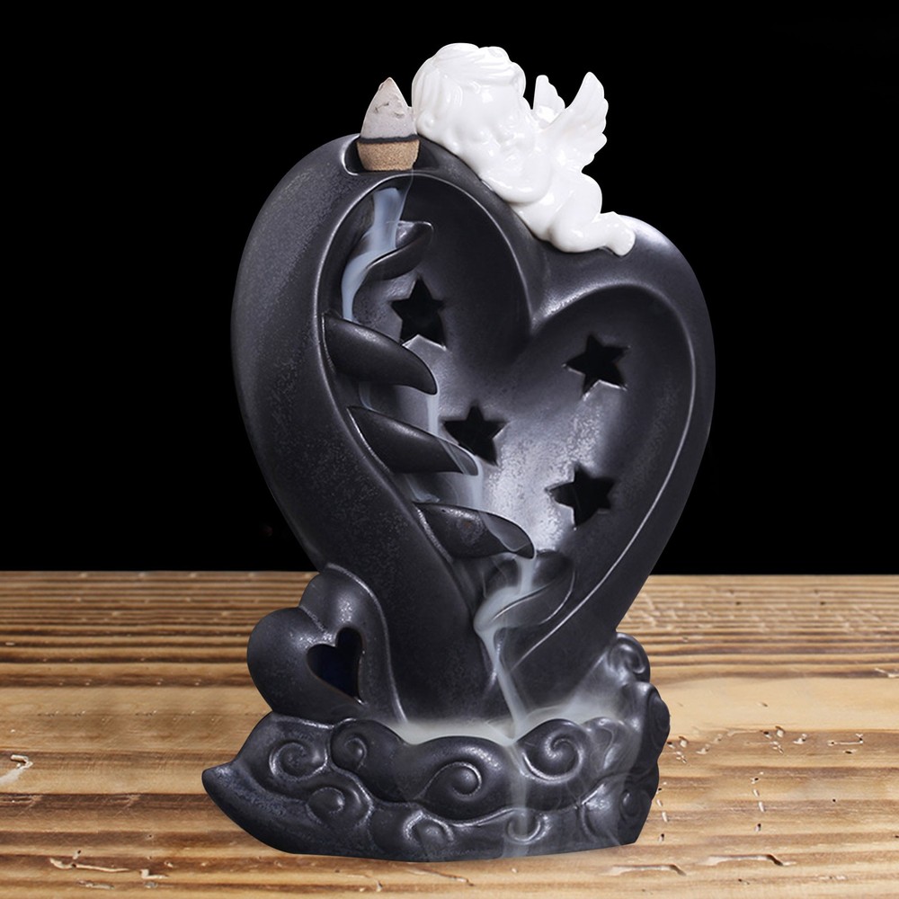 Backflow Incense Holder Ceramic Backflow Incense Angel Backflow Incense Holder