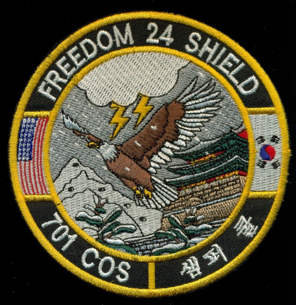 USAF 701 COS Freedom Shield 2024 Patch K-11
