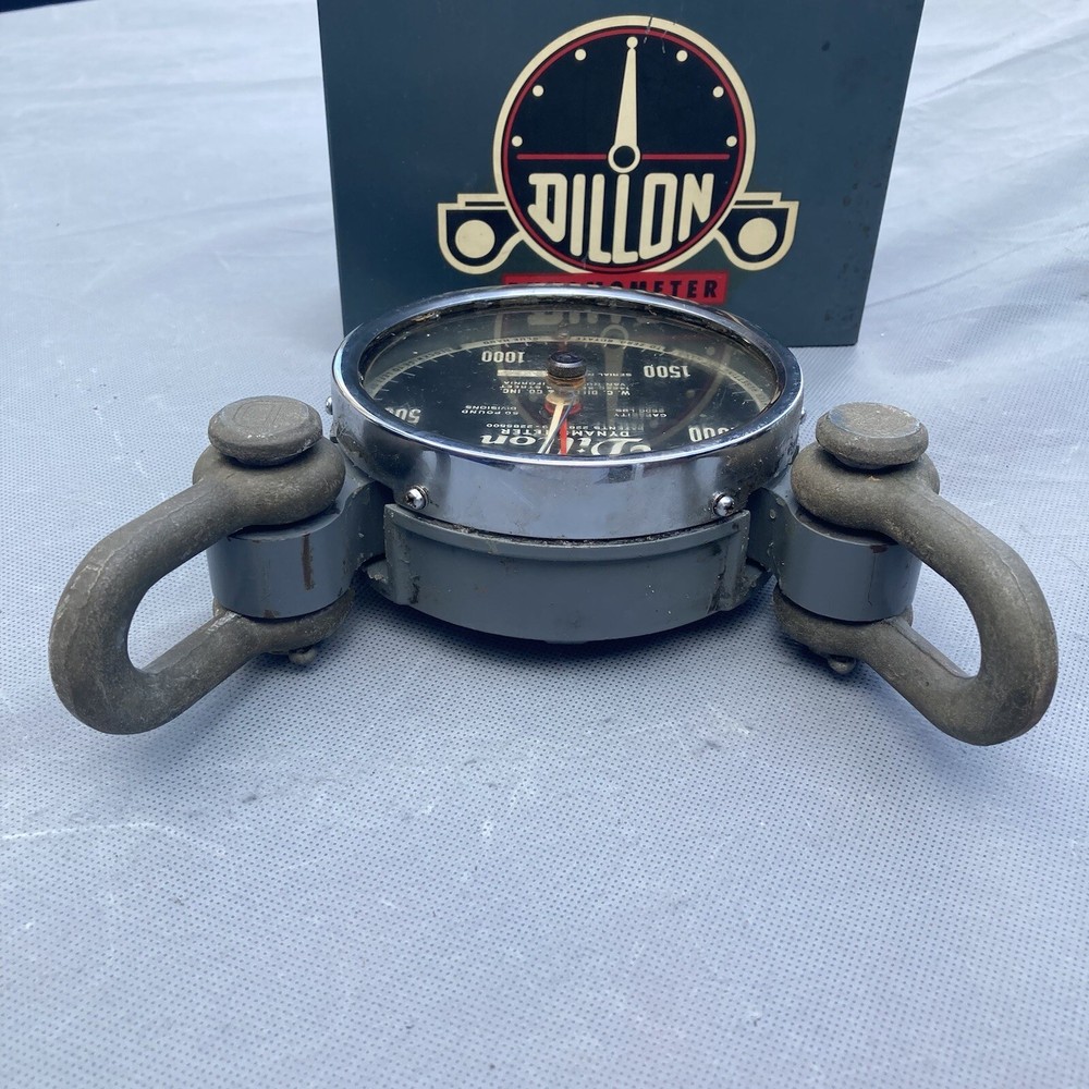 Dillon Dynamometer 2500/50 Lbs With Case