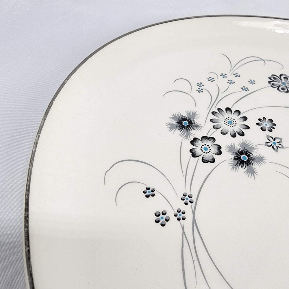 Taylor Smith Taylor Silver Mist 13" Serving Platter