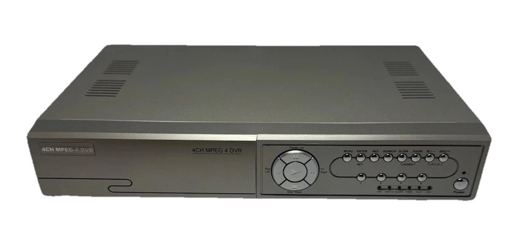 4CH MPEG-4 DVR 4 Channel Security Surveillance Recorder Open Box Complete