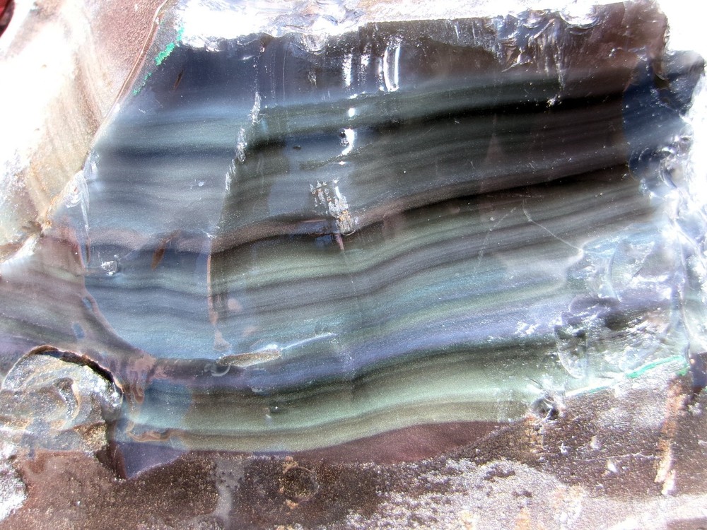 Rainbow Obsidian Lapidary Rough for Cabbing 39.15 Lbs. Mexico