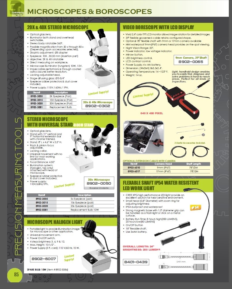 40X SHOP MICROSCOPE (8902-0036)