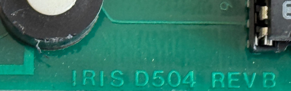 USED IRIS D504 REV. B Circuit Board