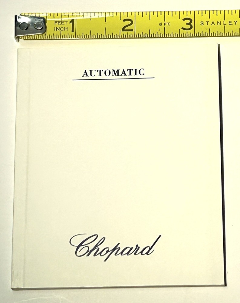 New Authentic CHOPARD Automatic Instructions Booklet Manual
