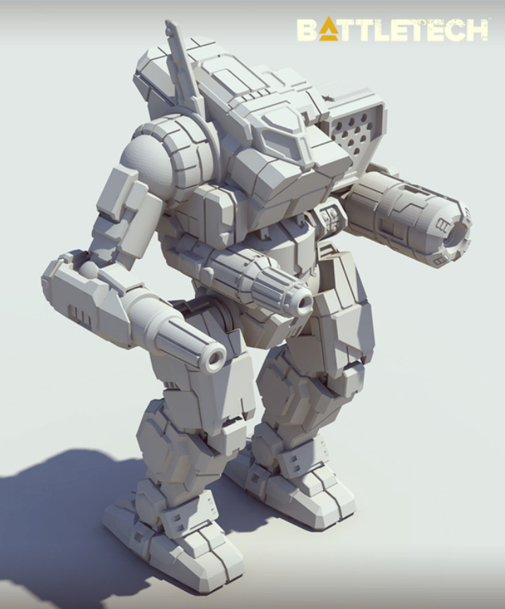 Battletech Orion Mech + Pilot Cards IS Kickstarter Catalyst Direct Fire Lance